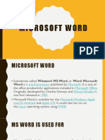 Microsoft Word