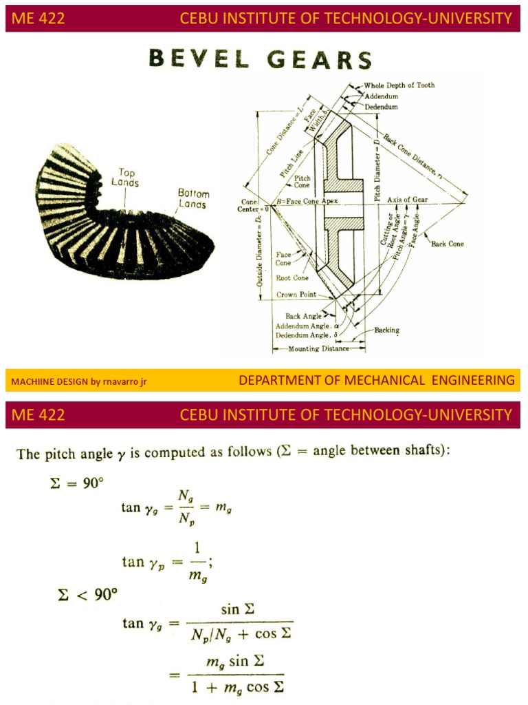 Bevel Gears PDF Gear Machines