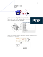 Servo Motor Sg90 Data Sheet