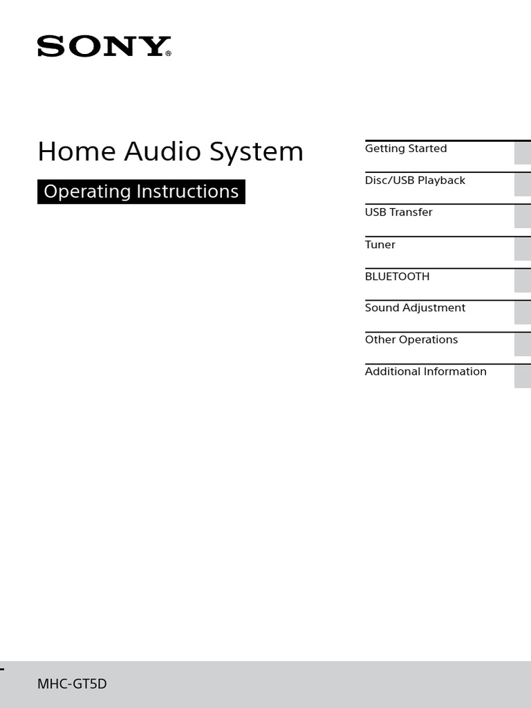 Home Audio System: Operating Instructions | PDF | Compact Disc | I Phone