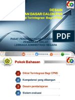 Modul Desain Pelatihan Dasar Kader PNS