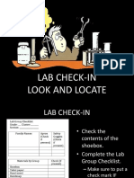 Lab Check-In Look and Locate