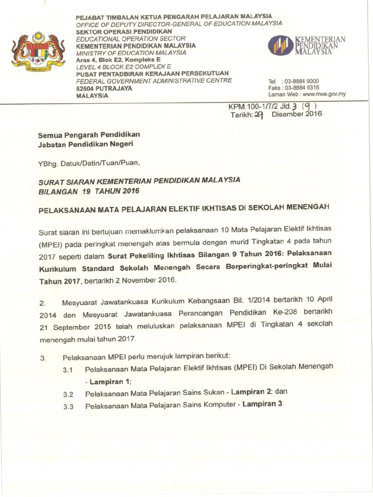 Contoh Surat Plc Di Sekolah