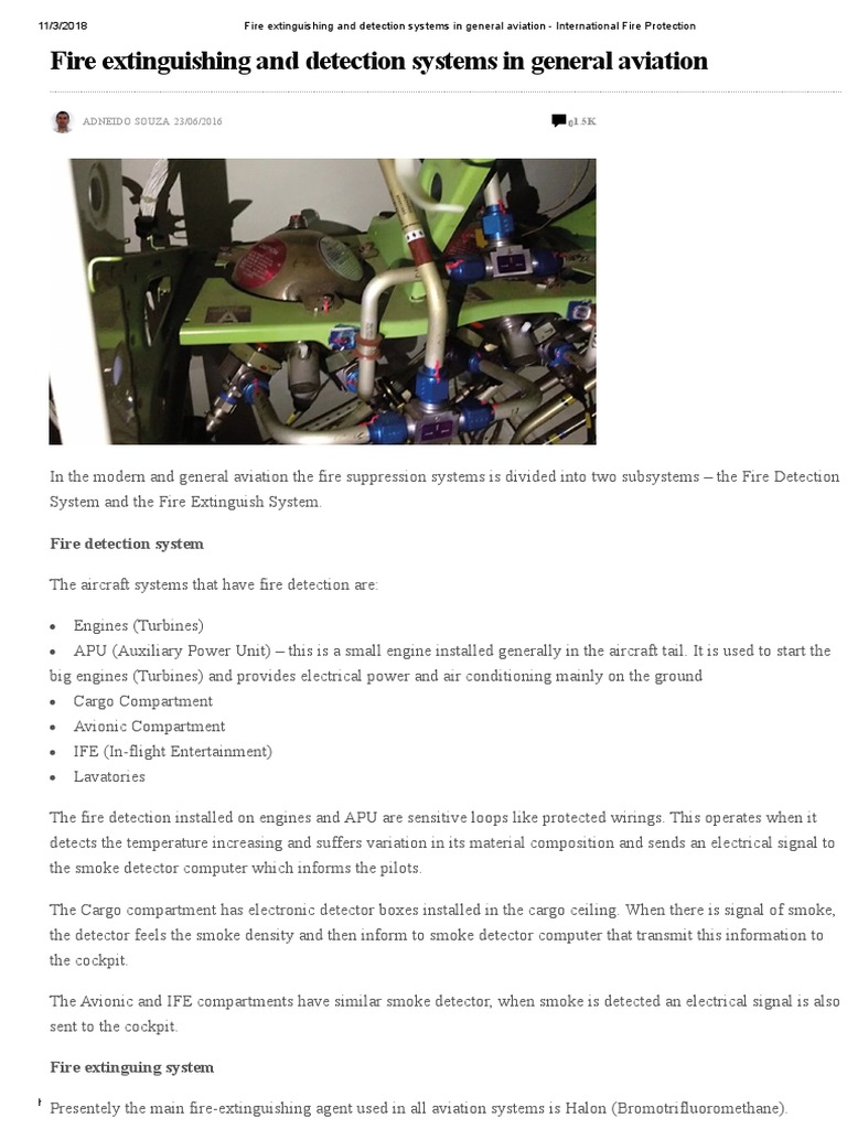 Aviation Fire Safety Systems | PDF | Fires | Aircraft