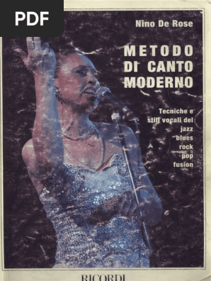 MetodoCantoModerno by Nino de Rose PDF PDF 