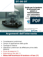 DT 06 DT - Guida Per La Taratura Di Strumenti Per Pesare A Funzionamento Non Automatico