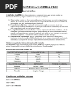 Resumen Fisica y Quimica 2º Eso