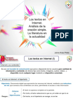 Ud.12 - Los Textos en Internet. Análisis de La Oración Simple. 