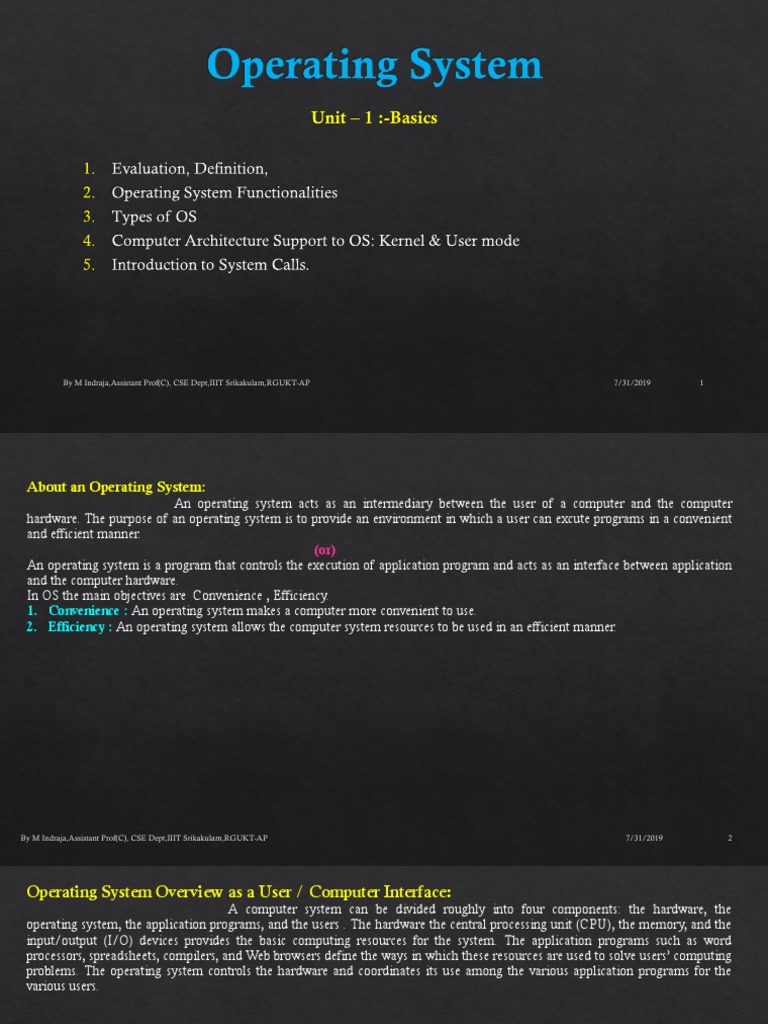 7/31/2019 by M Indraja, Assistant Prof (C), CSE Dept, IIIT Srikakulam ...