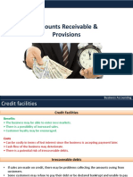 Accounts Receivable & Provisions: Business Accounting