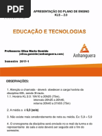 Aula 1 PEA Educacao e Tecnologias 17-02-2017 1
