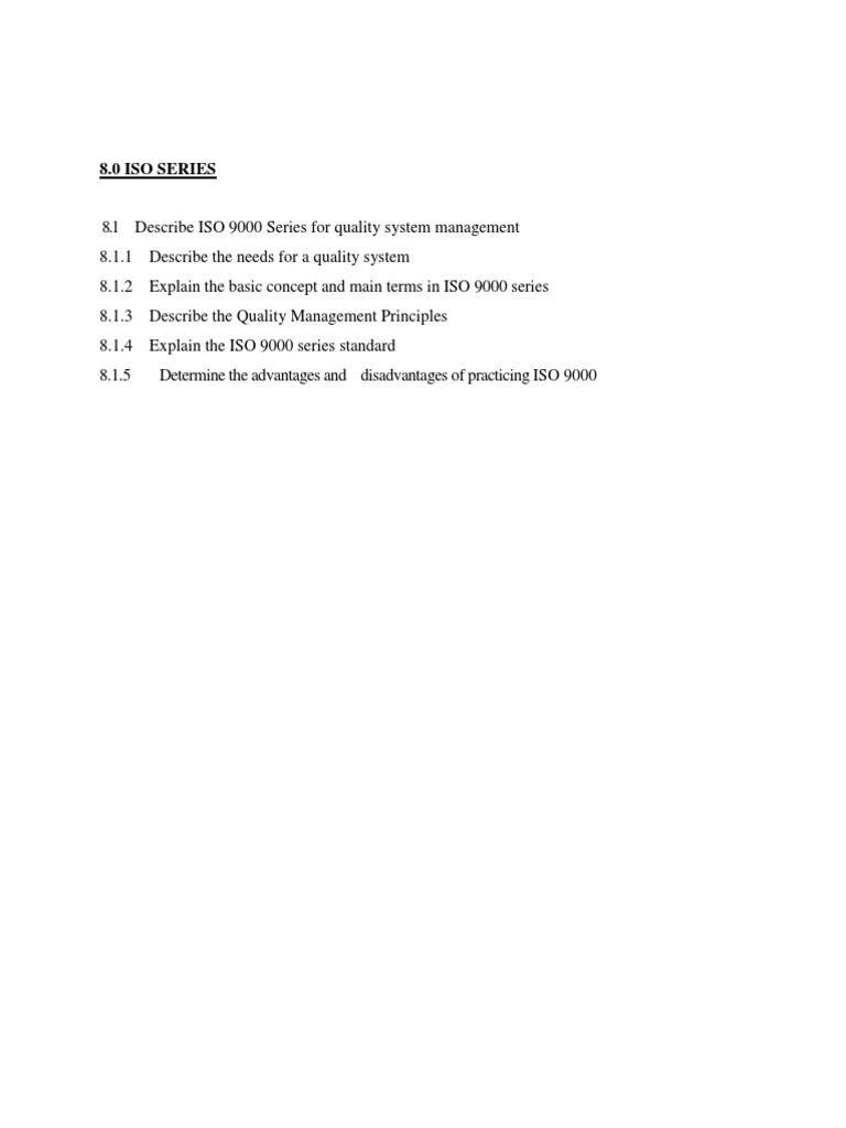 Understanding ISO 9000 Quality Standards | PDF | Iso 9000 | Quality ...