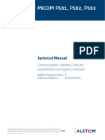 Micom P591, P592, P593: Technical Manual