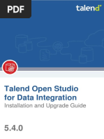 Talend Open Studio For Data Integration: Installation and Upgrade Guide