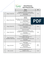 Jadwal Pelayanan 2019 PDF