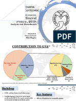 National Mineral Policy 2019 Analysis Amendments