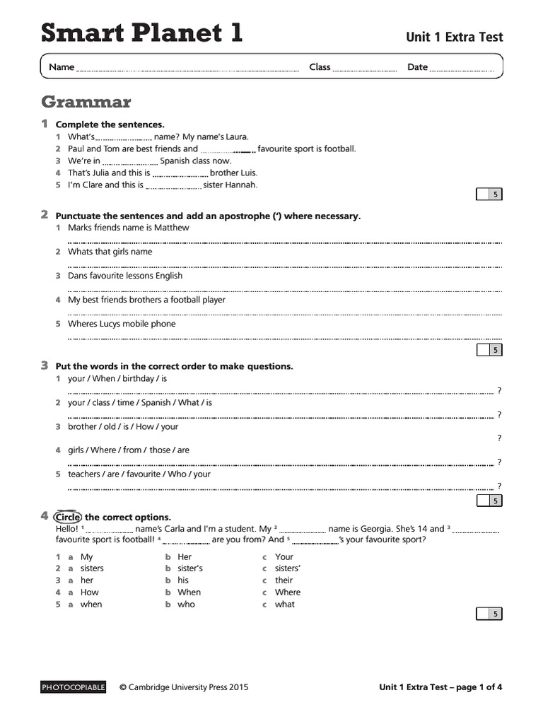 Unit 1 Extra Test Without Answers | PDF | Linguistics | Semiotics
