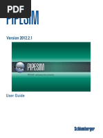 Pipesim User Guide PDF