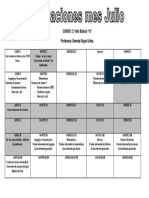 Calendario Evaluaciones JULIO