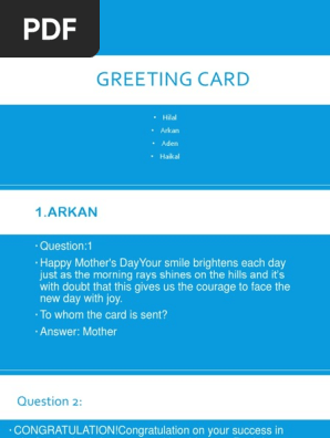 Greeting Card