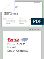Banner 4'X2.5' Landscape Design Guidelines: SAFETY LINE: 46" X 28" SAFETY LINE: 46" X 28" SAFETY LINE: 46" X 28"