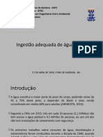 Quantidade de Água Necessária para Humanos