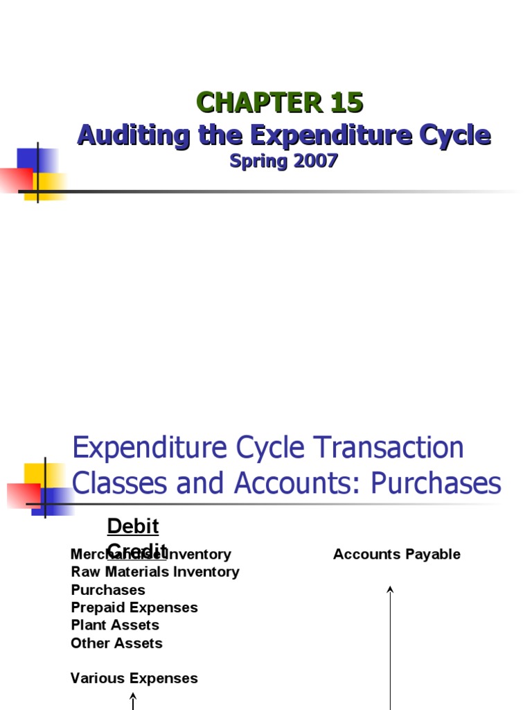 Expenditure Cycle Audit Procedures Guide | PDF | Accounts Payable | Expense
