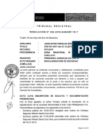 Sumilla (S) Junta Universal: Intenden Nackinal Registro "blicos-SUNARP: Ministerio de Justicia