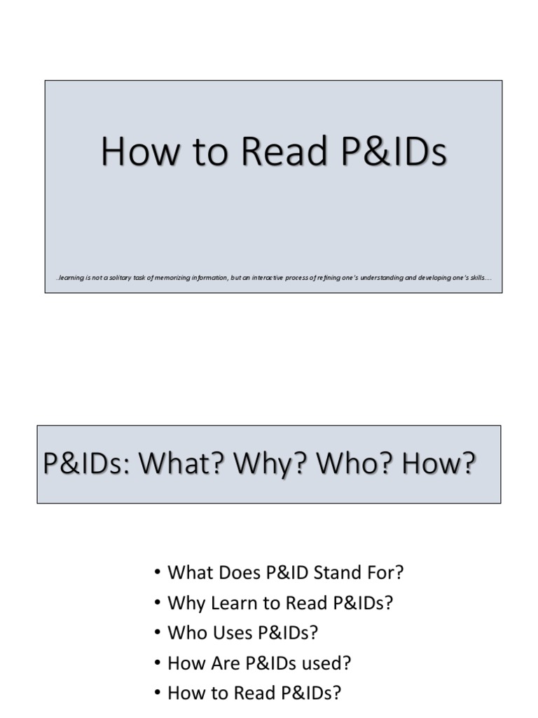 How To Read P and IDs PDF | Download Free PDF | Scada | Programmable ...