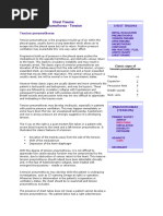 Chest Trauma Pneumothorax - Tension