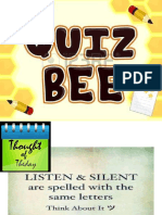 Quiz Bee