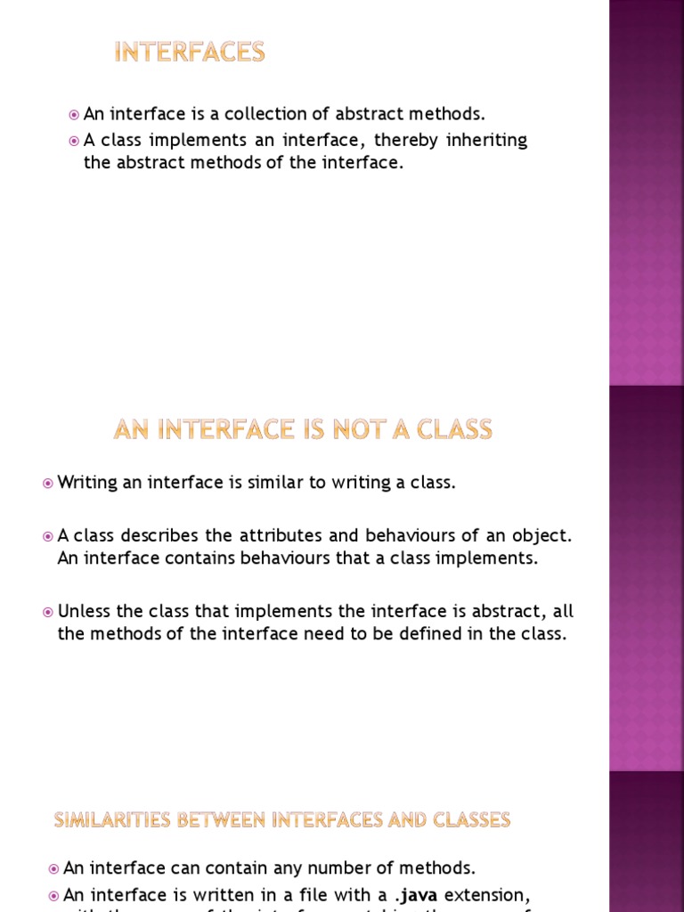 Understanding Java Interfaces and Implementation | PDF | Class ...