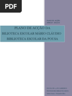 PLANO DE ACÇÃO BE MÁRIO CLÁUDIO