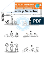 Ficha de Izquierda y Derecha para Segundo de Primaria PDF
