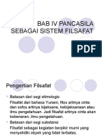 PANCASILA SEBAGAI SISTEM FILSAFAT