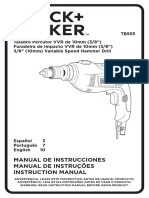 Taladro Percutor TB555 PDF