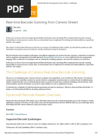 Real-Time Barcode Scanning From Camera Stream - CodeProject