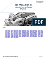 PACCAR MX-13 Diagnostic Manual Covers Codes P0016-P060C