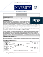 Project Proposal Form: Name: Muhammad Waqar - Registration No:10928 - Subject: RM