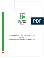 Regulamento Da Organização Didática - ROD IFCE