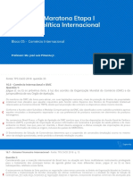 2019 MAR1 Politica Internacional Bloco05 Apresentacao01