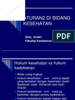 Hukum Di Bidang Kesehatan