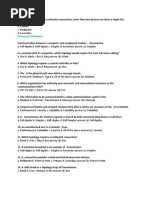 CS 601 Quiz Topic Wise Data Communication