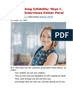 Rethinking Infidelity - Skye C. Cleary Interviews Esther Perel