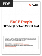 Tcs NQT Mock