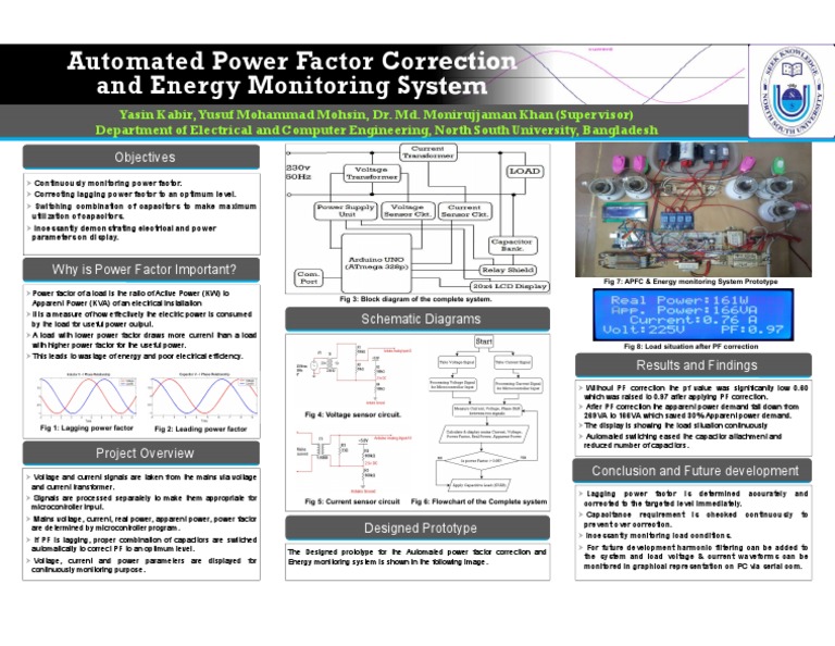 Automated Power Factor Correction and Energy Monitoring System | PDF ...
