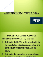 Absorción Cutánea