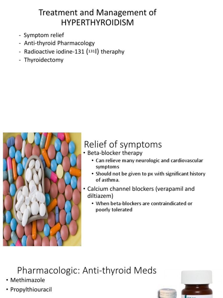 Treatment of Hyperthyroididsm | PDF | Wellness