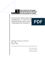 Rangos de Inflación en Venezuela PDF