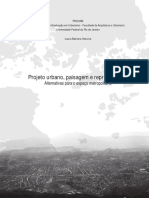 Projeto Urbano, Paisagem e Representação PDF